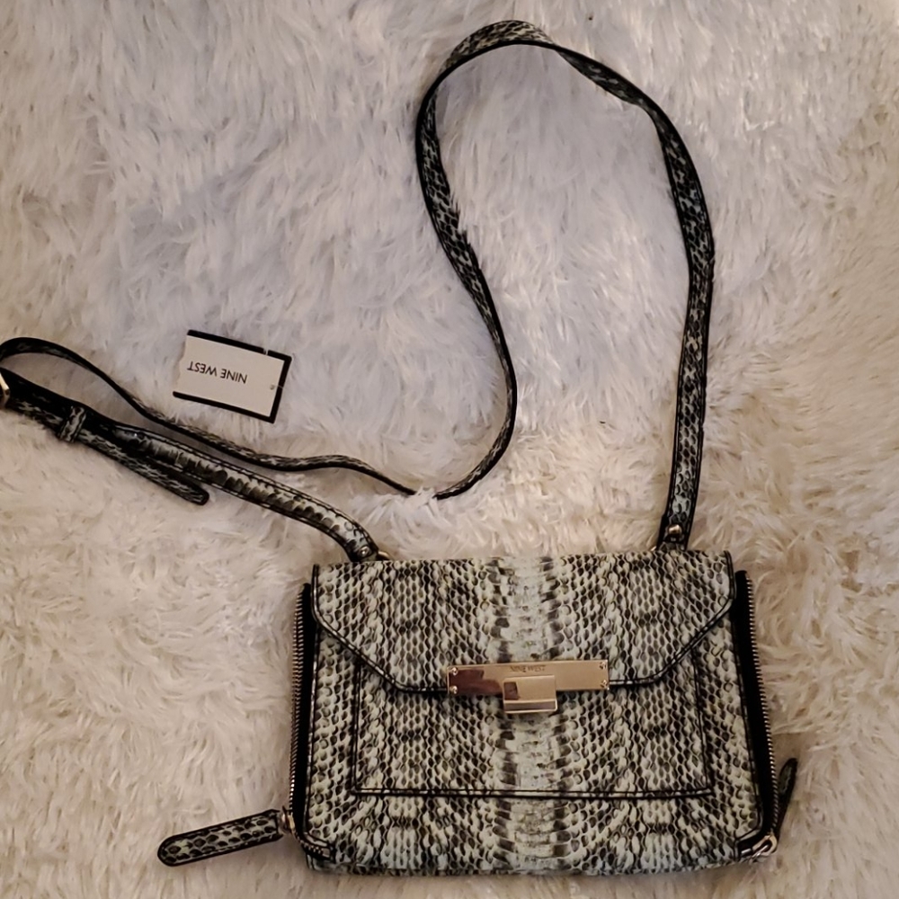 Snake skin Nine West Crossbody purse